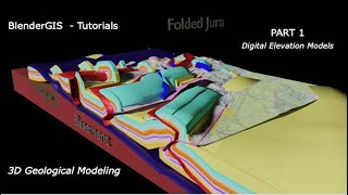 BlenderGIS Tutorial PART 1  Digital Elevation Models [upl. by Verity]