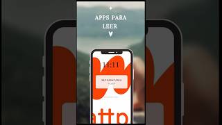 📚 10 APPS PARA LEER  Libros digitales ebooks [upl. by Kati]