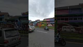 Jalan Merdeka in Tanjung Pinang Bintan Island Indonesia [upl. by Nahgen472]