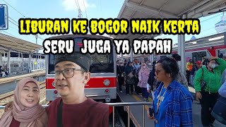 Petualangan Seru Naik Kereta ke Bogor dari Jakarta❗Naik kereta liburan ke bogor [upl. by Kathryne743]