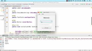 74 Controller  Choice Box learn JavaFX [upl. by Aikrehs]