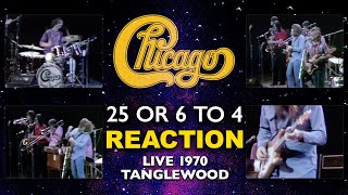 Brothers REACT to Chicago 25 Or 6 To 4 Live 1970 Tanglewood [upl. by Crescentia]