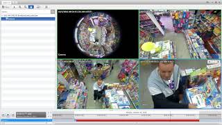 Captured by the Avigilon H4 Fisheye Camera  Retail Video Surveillance ES [upl. by Luise]