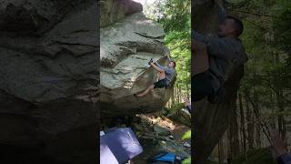 Sharmas Arête V8  Squamish BC  top100 squamish bouldering [upl. by Ahsotan]