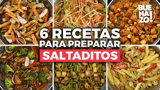 6 recetas para preparar saltados peruanos  Buenazo [upl. by Melamie]