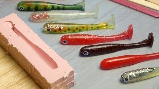 Making Paddle Tail Soft Plastic Fishing Lures [upl. by Earas96]