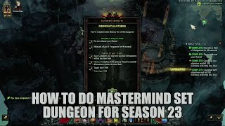 HOW TO DO MASTER NATALYAS VENGEANCE SET DUNGEON FOR ALL SEASONS [upl. by Sternberg]