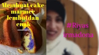 CARA MEMBUAT MARMER CAKE LEMBUT DAN ENAK [upl. by Worra]