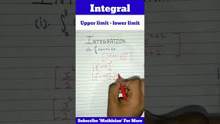 Definite Integral  Basic  Class 12 integration  upper limit  lower limit  mathician [upl. by Neral]