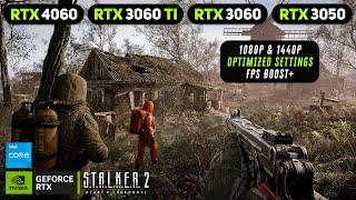 STALKER 2 on RTX 4060  RTX 3060 Ti  RTX 3060  RTX 3050  Optimized Settings [upl. by Aneeroc666]