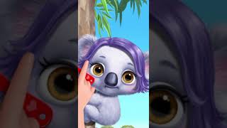 Cute Koala Looks 🩷 Animal Hair Salon Australia 🤗 TutoTOONS [upl. by Akkinahs]