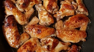 Ailes de poulet caramélisé à la sauce soja 👌👌facile et rapide à faire [upl. by Higgins471]