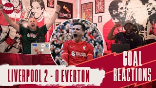 DIVOCK ORIGI SCORES AGAINST EVERTON AGAIN  Liverpool 20 Everton  Goal Reactions [upl. by Aya]