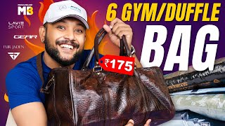 6 Best Budget GYM Bags for MenTravel 🔥 Amazon Duffle Bag Haul Review 2024  ONE CHANCE [upl. by Jammin]