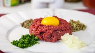 How to Make Steak Tartare Recipe  Best Beef Tartare Recipe [upl. by Zetrac69]