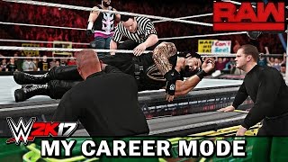 WWE 2K17 My Career Mode  quotWTF I INJURED ROMAN EMPIREquot BATTLE CONTINUES WLESNAR amp REIGNS  EP 10 [upl. by Sajovich]