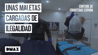 Maletas con destino a prisión  Control de fronteras España [upl. by Ardnwahsal]