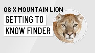 Mac OS X Mountain Lion Getting to Know Finder [upl. by Arualana]