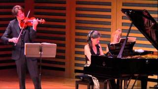 Thomas Gould and Ivana Gavrić  Janáček Violin Sonata First Movement [upl. by Seniag]