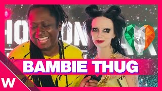 🇮🇪 Bambie Thug  quotDoomsday Bluequot Interview  London Eurovision Party 2024 [upl. by Yetsirhc]