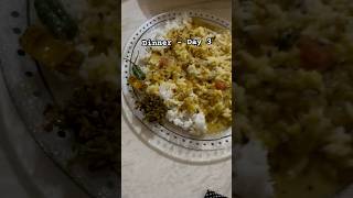 Ratriche jevan Day 3…shorts ratrichejevan reels ytshorts food daliyvlog dalbhat recipe [upl. by Evey]