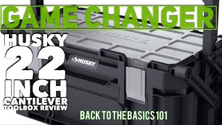 Husky 22 inch connect cantilever toolbox review [upl. by Nottus]