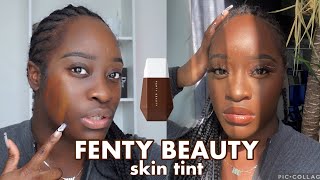 NEW FENTY BEAUTY Eaze Drop Skin Tint  shade 21 and 22  first impressions swatches amp comparisons [upl. by Gytle]