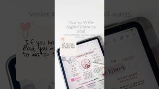 AESTHETIC IPAD DIGITAL NOTES YOU GOTTA HAVE NOW medicalnotes kilonotes ipadhacks [upl. by Anirual362]