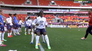 Equipe de France Féminine  léchauffement davantmatch [upl. by Elmaleh]