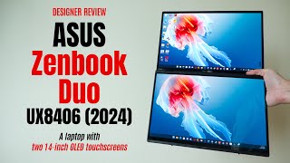 ASUS Zenbook Duo UX8406 2024 review 2x OLED touchscreen laptop [upl. by Ricker95]