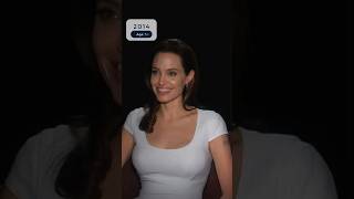 Anjelina Jolie Then And Now Tranformation music remix trap anjelinajolie [upl. by Llertniuq948]