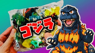 Sorting a bag of 90’s GODZILLA TOY JUNK [upl. by Elyagiba]