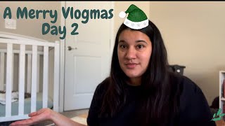 Vlogmas Day 2  Building a bookshelf for all my books 📚 [upl. by Noedig]