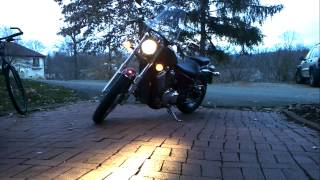 2004 honda shadow vlx vt600cd running walk around [upl. by Joslyn110]