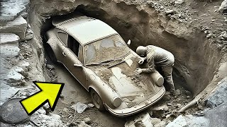 Couple Discovers Buried Car In Backyard – One Day Later Police Knocked On The Door [upl. by Grochow759]