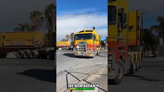 Kalari Kenworth K200 quad road train turning [upl. by Notlehs]