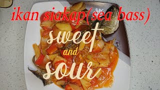 how​ make​ ikan siakapsea bass sweet and sour [upl. by Abehsile]