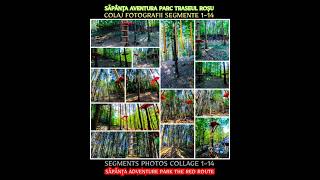 THE RED ROUTE  TRASEUL ROȘU  SĂPÂNȚA ADVENTURE PARK SEGMENTS VIDEO PHOTOS COLLAGE 114 [upl. by Paryavi164]