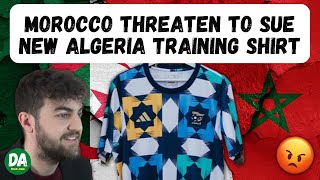 MOROCCO tried to SUE ADIDAS for new ALGERIA training jersey [upl. by Aihsekat]