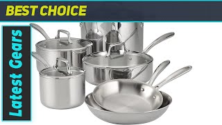 Tramontina TriPly Clad 10Piece Set The Best Value Cookware for Your Kitchen [upl. by Ahsekat]