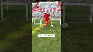 Musiala and Kane take on the Two Goal Challenge 🥅⚽️🥅 [upl. by Lalittah]