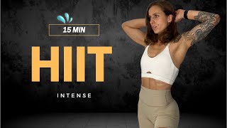 15 MIN Full Body HIIT Workout  Burn lots of calories  No Equipment [upl. by Aurie254]