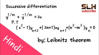 Leibnitz theorem of nth order derivative Successive differentiation in hindi 1st year maths [upl. by Aneehsram20]