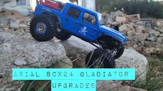 Axial SCX24 Jeep Gladiator build upgrades [upl. by Rimas]