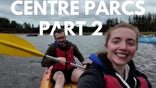 CENTRE PARCS LONGFORD FOREST PART 2  KAYAKING EXPLORING SHOPS amp PANCAKES 🦔🚴🏻‍♀️🌳 [upl. by Naga]