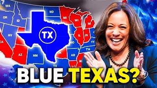 Texas Turning BLUE Early Voting Signals Big Surge for Kamala Harris in 2024 [upl. by Inor]