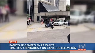 Comercios cerrados y pánico ciudadano se vivió este martes 9 de enero en Quito [upl. by Hylton848]