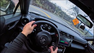 Toyota GR86 POV  Wet Touge mountain run [upl. by Jared608]