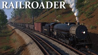 Big Steam Hauls Through Freight  Railroader S1E44 [upl. by Cohligan]