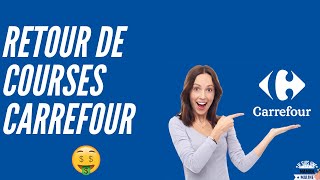 Retour de Courses Carrefour  Gratuit  Bon de réduc amp 21 [upl. by Bergmann]